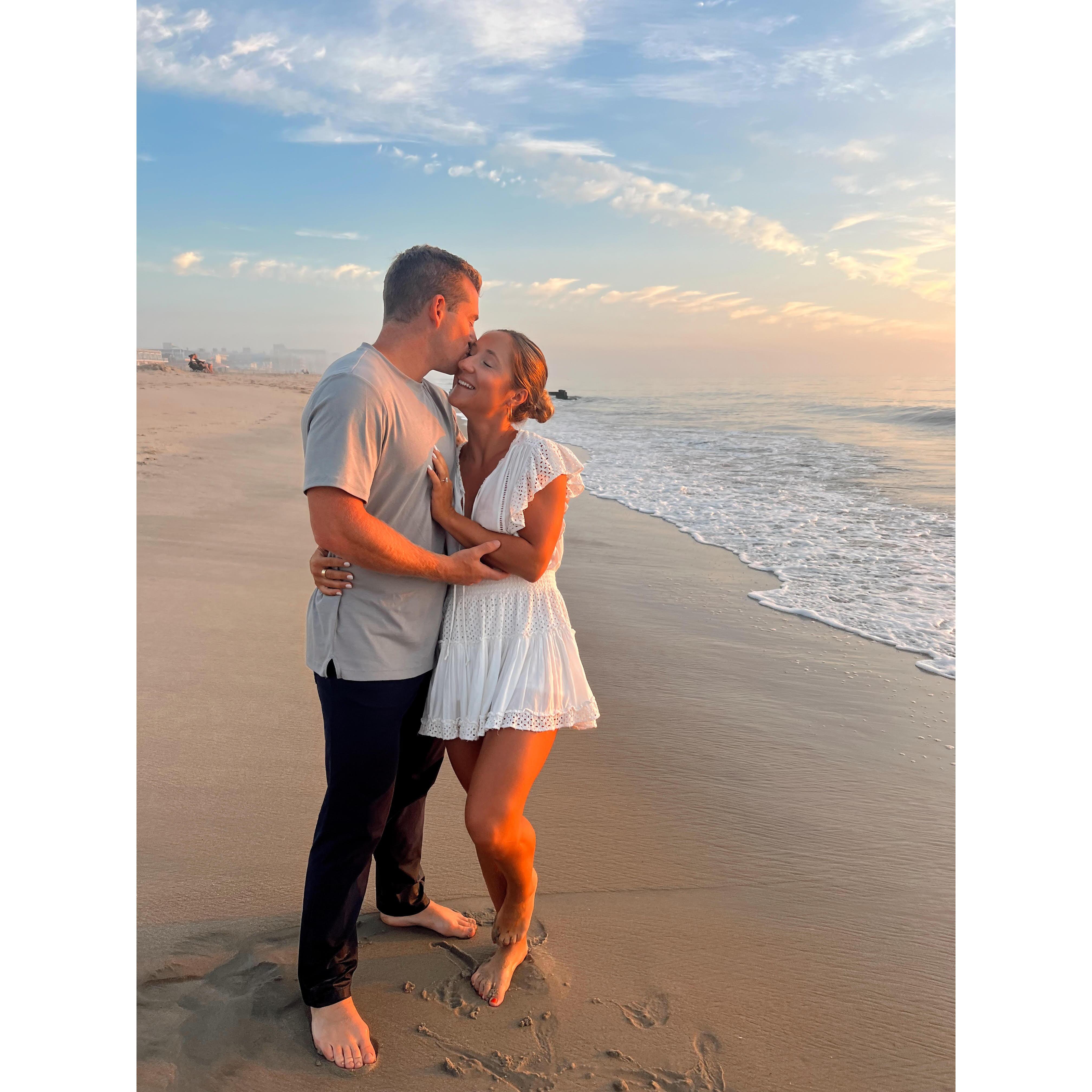 Our engagement shoot in Rehoboth Beach, DE (Aug 2023)
