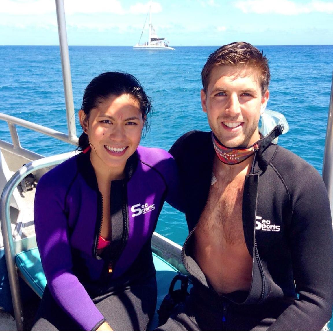 Lauren’s first time diving- Honolulu, HI