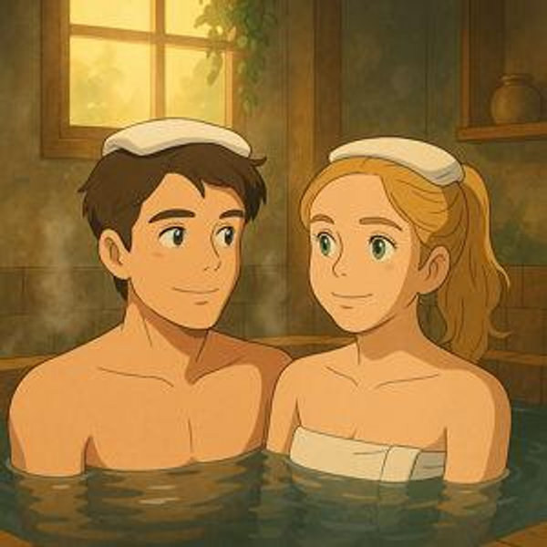 Onsen Retreat in Hokkaido (Ryker in Hot tub 2011)