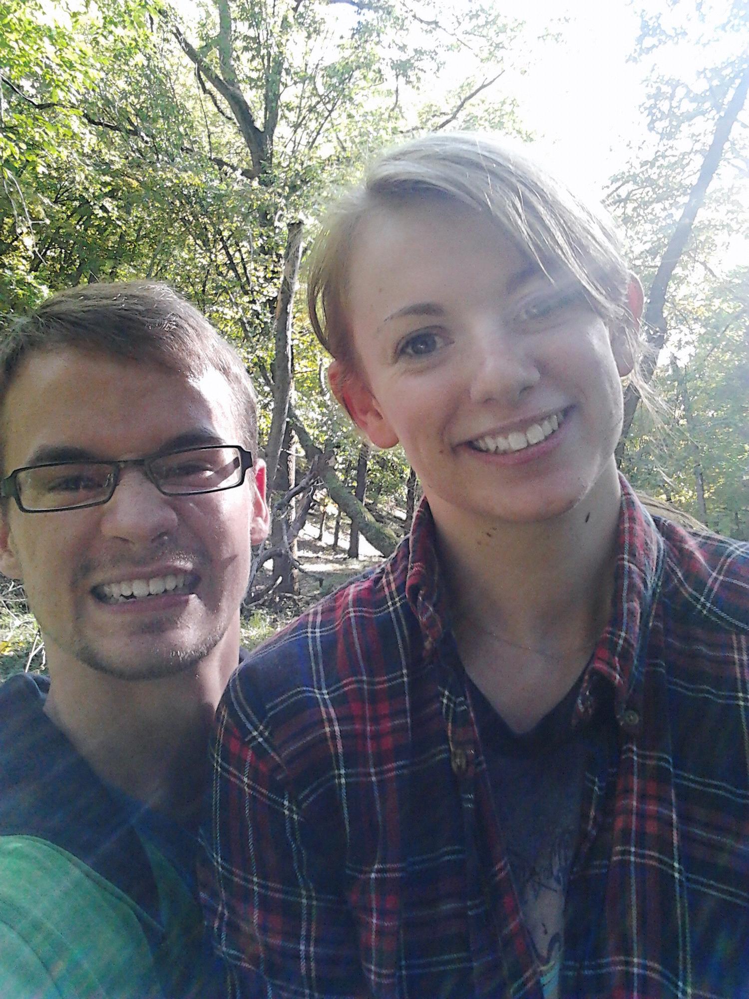 Our first photo together! September 21st, 2014