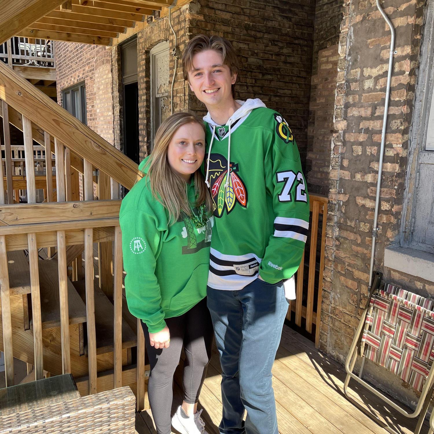 The exact spot Connor asked me out, one year later