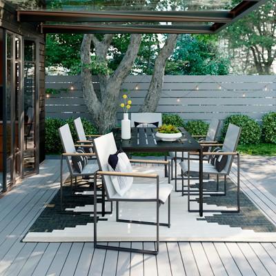 Henning 7pc Patio Dining Set - White - Project 62™