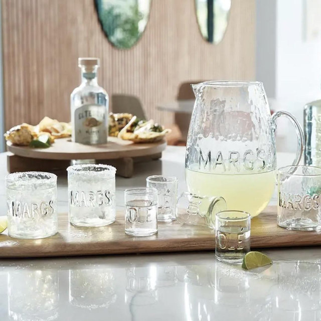 86oz Hammered Glass Margarita Pitcher