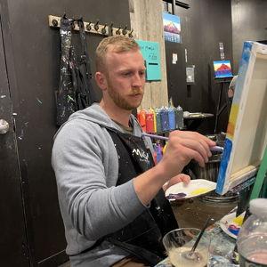 Mike's art classes (paint by numbers)
