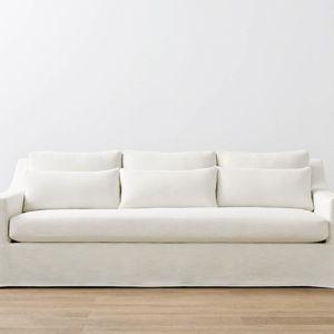YORK SLOPE ARM DEEP SEAT SLIPCOVERED SOFA 95"