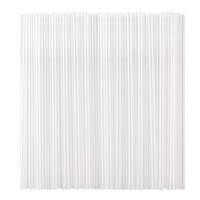 Individually Wrapped 100 Pcs Clear Plastic Straws, Disposable Drinking Straws, 8.26" Long and 0.23'' Diameter, BPA-Free