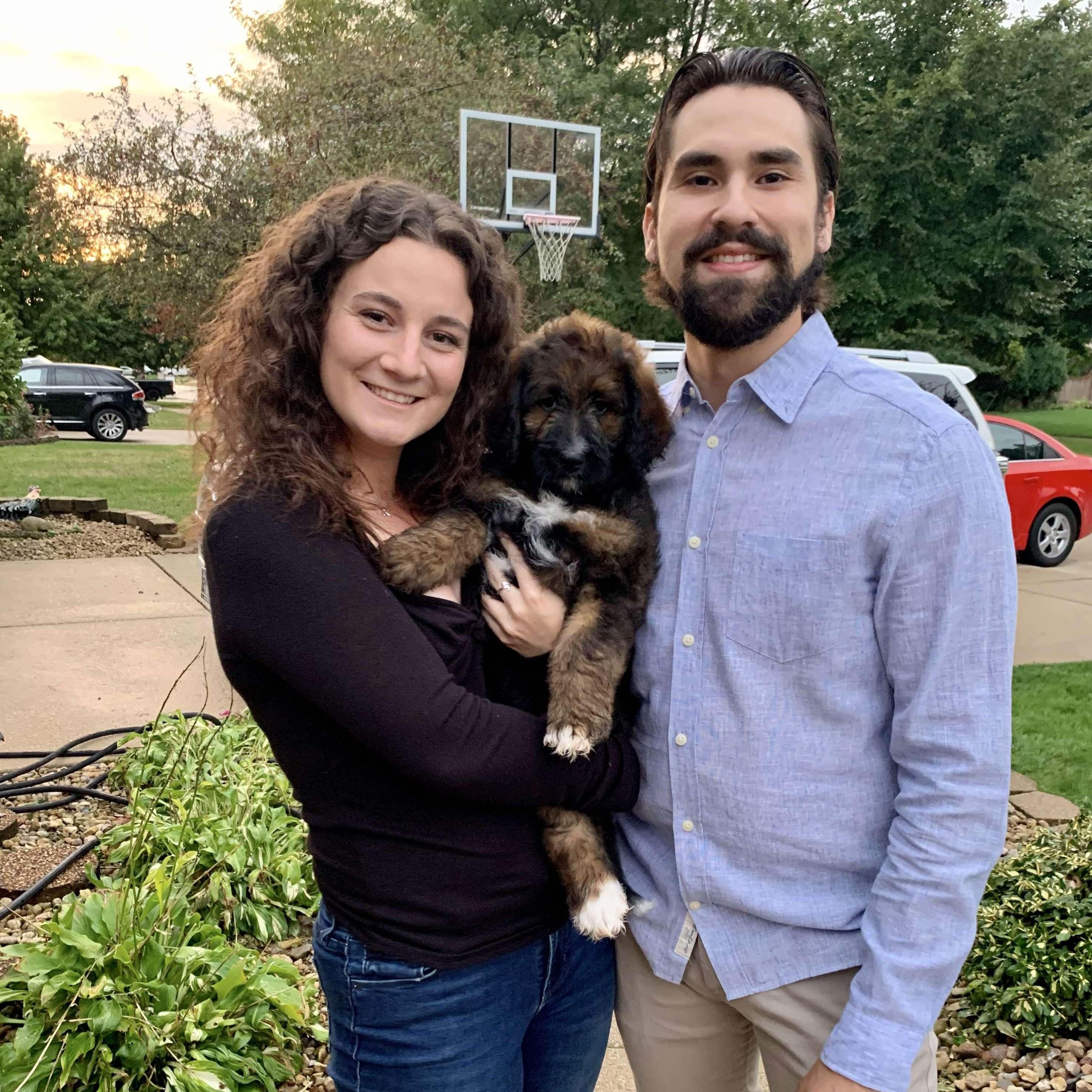 Our first baby puppy, Camaro