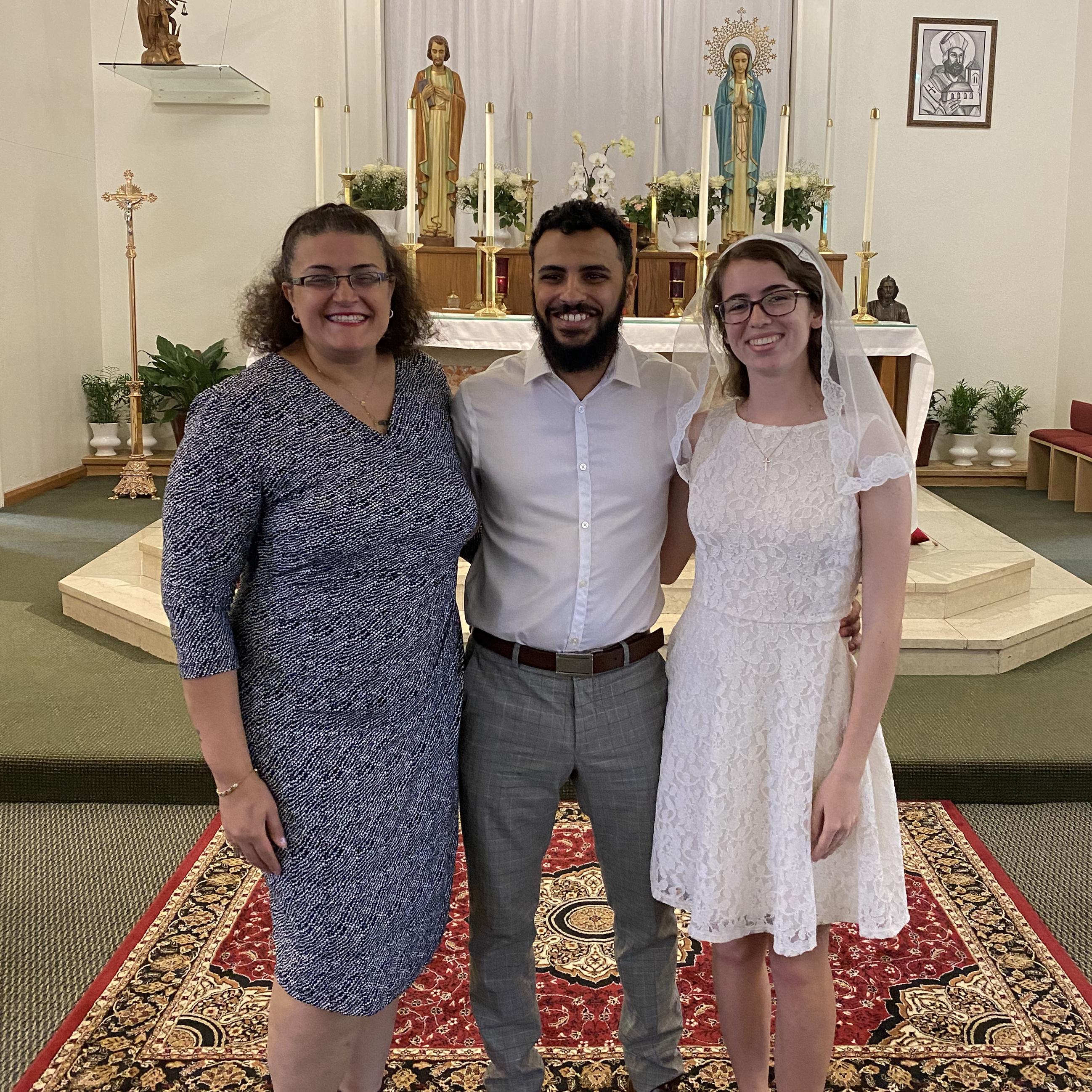 Shu made his profession of faith into the Catholic Church on Pentecost of 2023! He had made the decision to become Catholic even before we started dating.