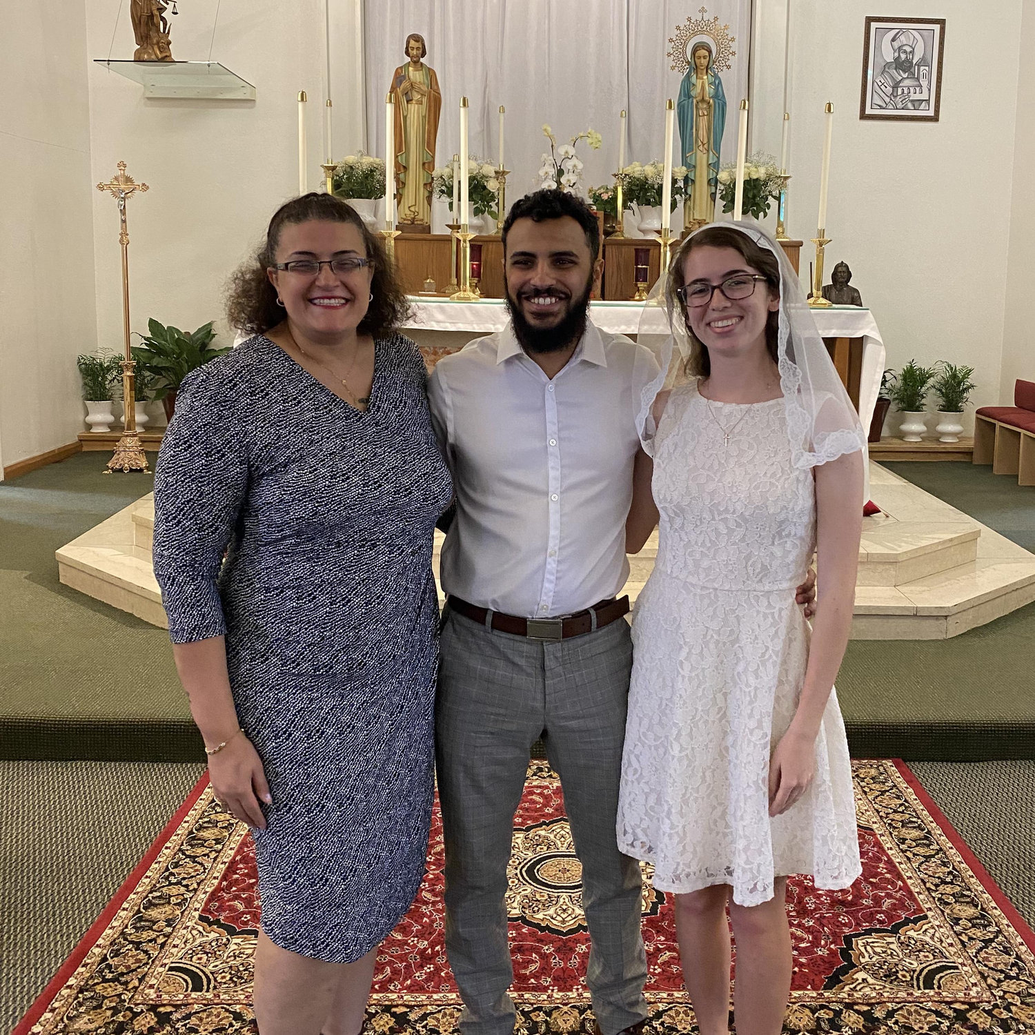 Shu made his profession of faith into the Catholic Church on Pentecost of 2023! He had made the decision to become Catholic even before we started dating.