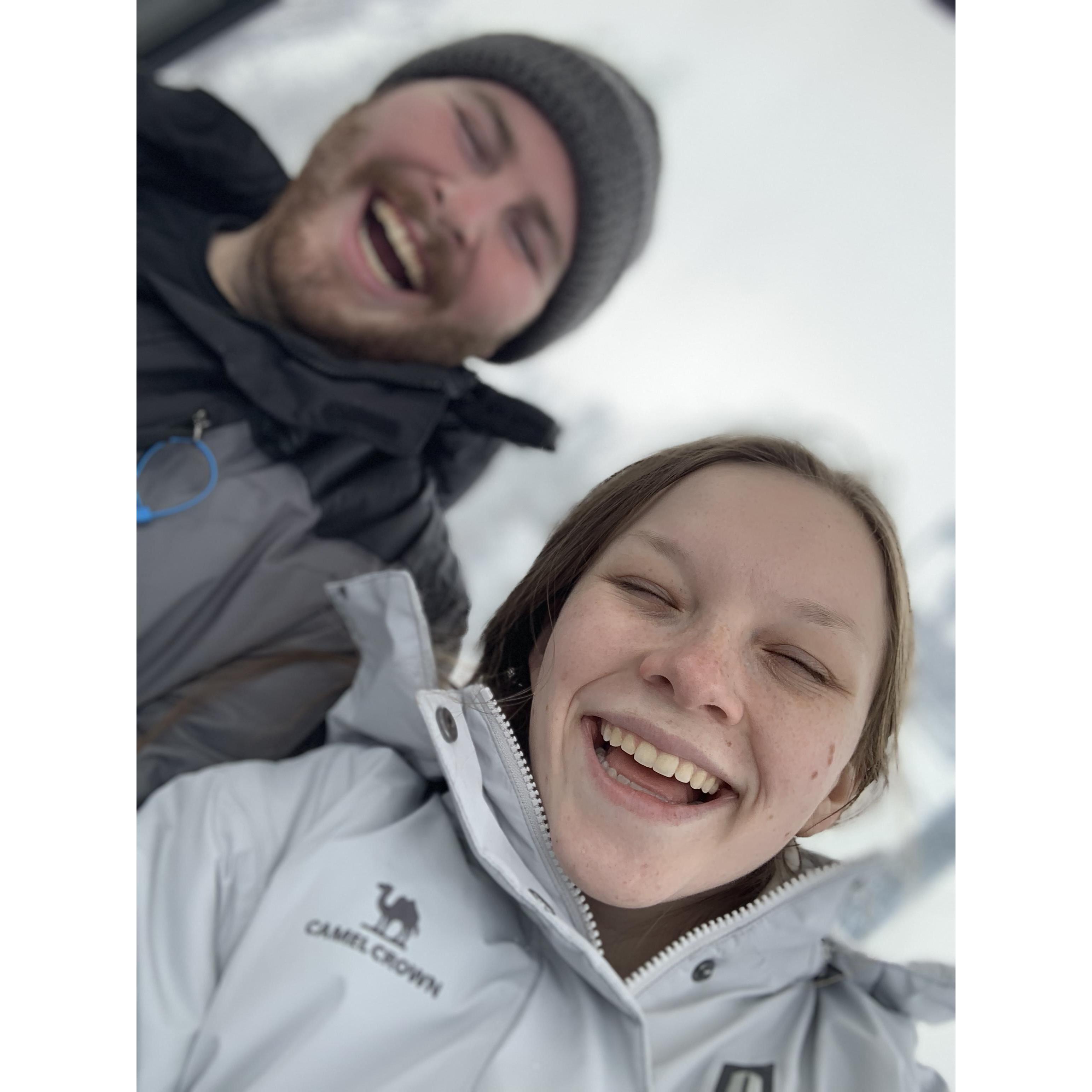 March 23, 2019 - Lake Tahoe ( Who knows what were laughing about)