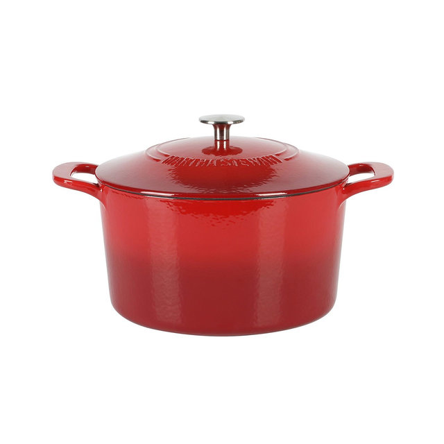 Martha Stewart Collection Gatwick Enamel Cast Iron 7 Quart Dutch Oven