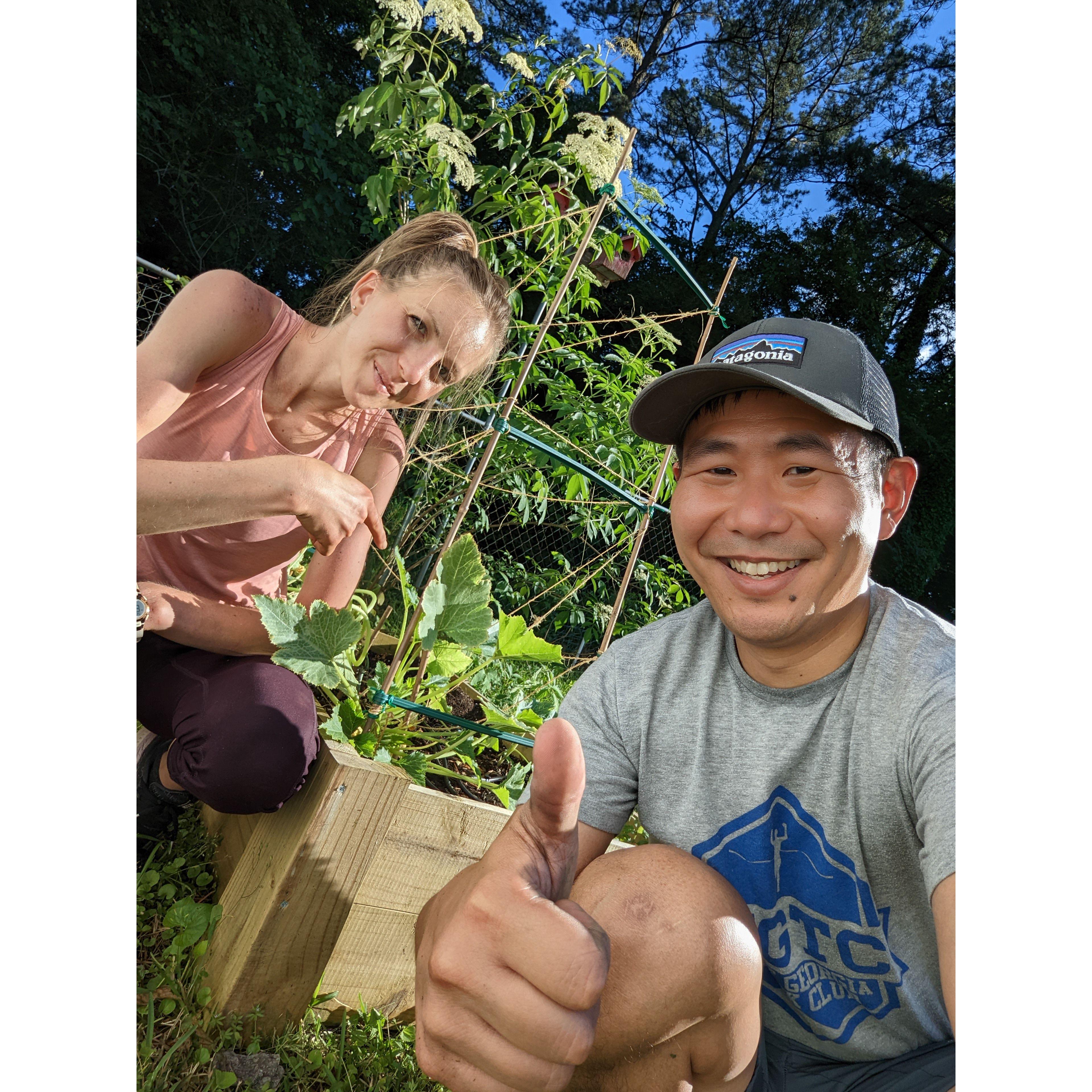 "Growing" together.