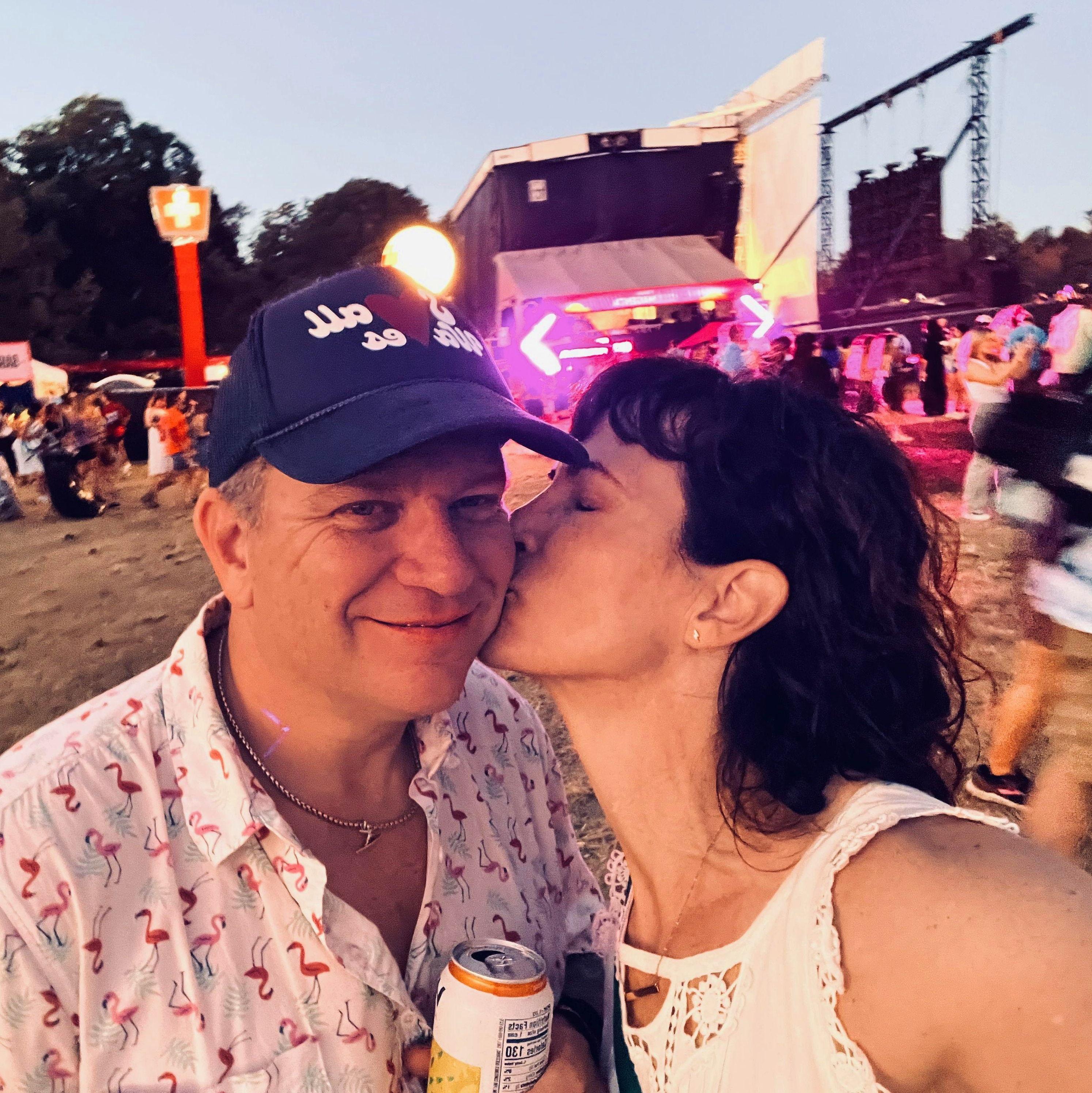 Jules: "I love being here with you." 
Jason: "Well... I love you."
Jason drops the L-word at ACL 2023 ❤️