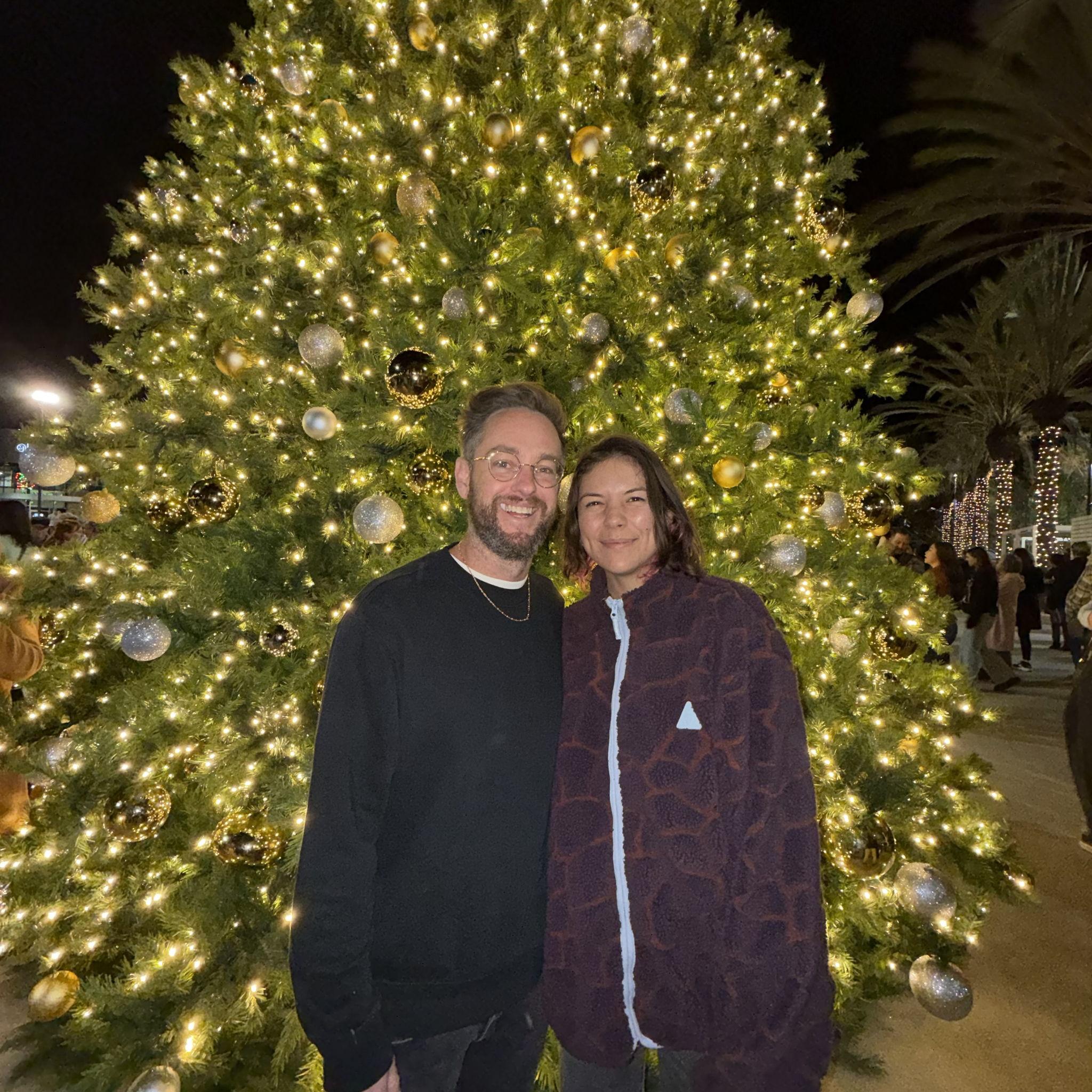 Christmas tree lighting at our home church, Mariners Irvine