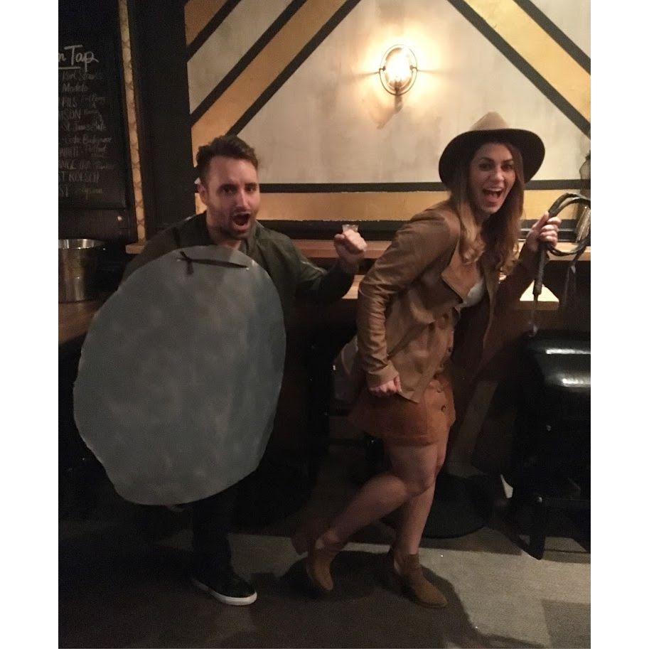 And thus began the Halloween tradition of Clint being round things