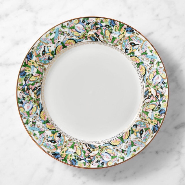 Papillon Dinner Plates, Set of 8