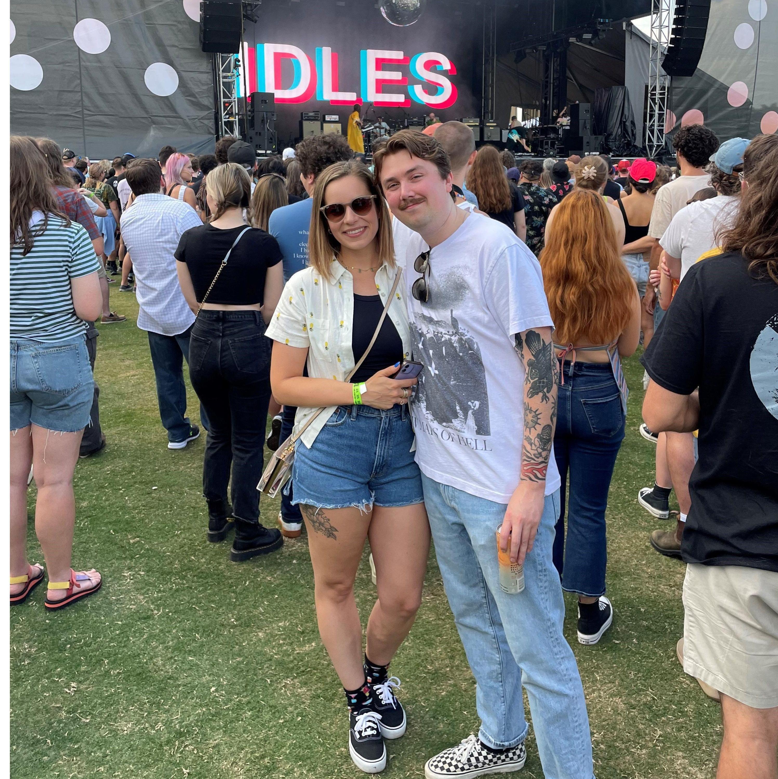 First concert - seeing Idles and LCD Soundsystem