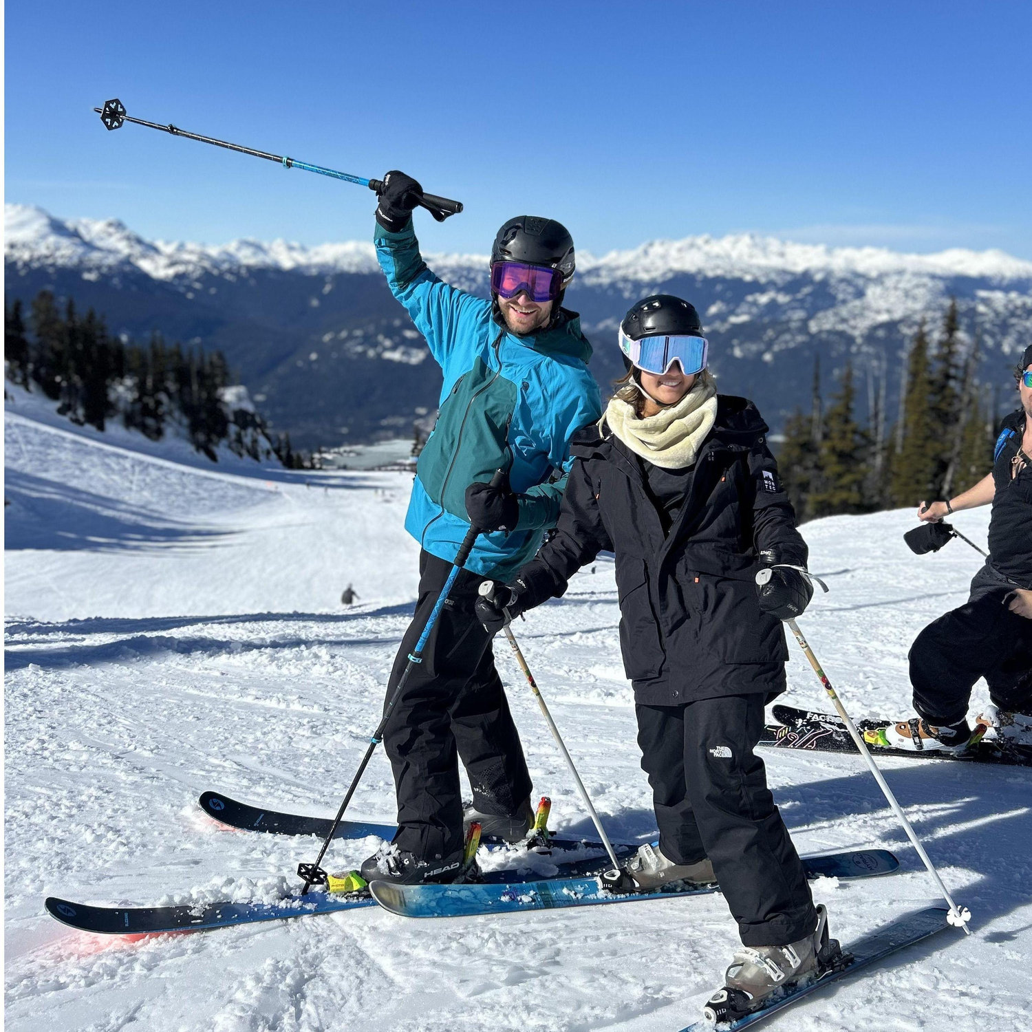 Skiing in Whistler