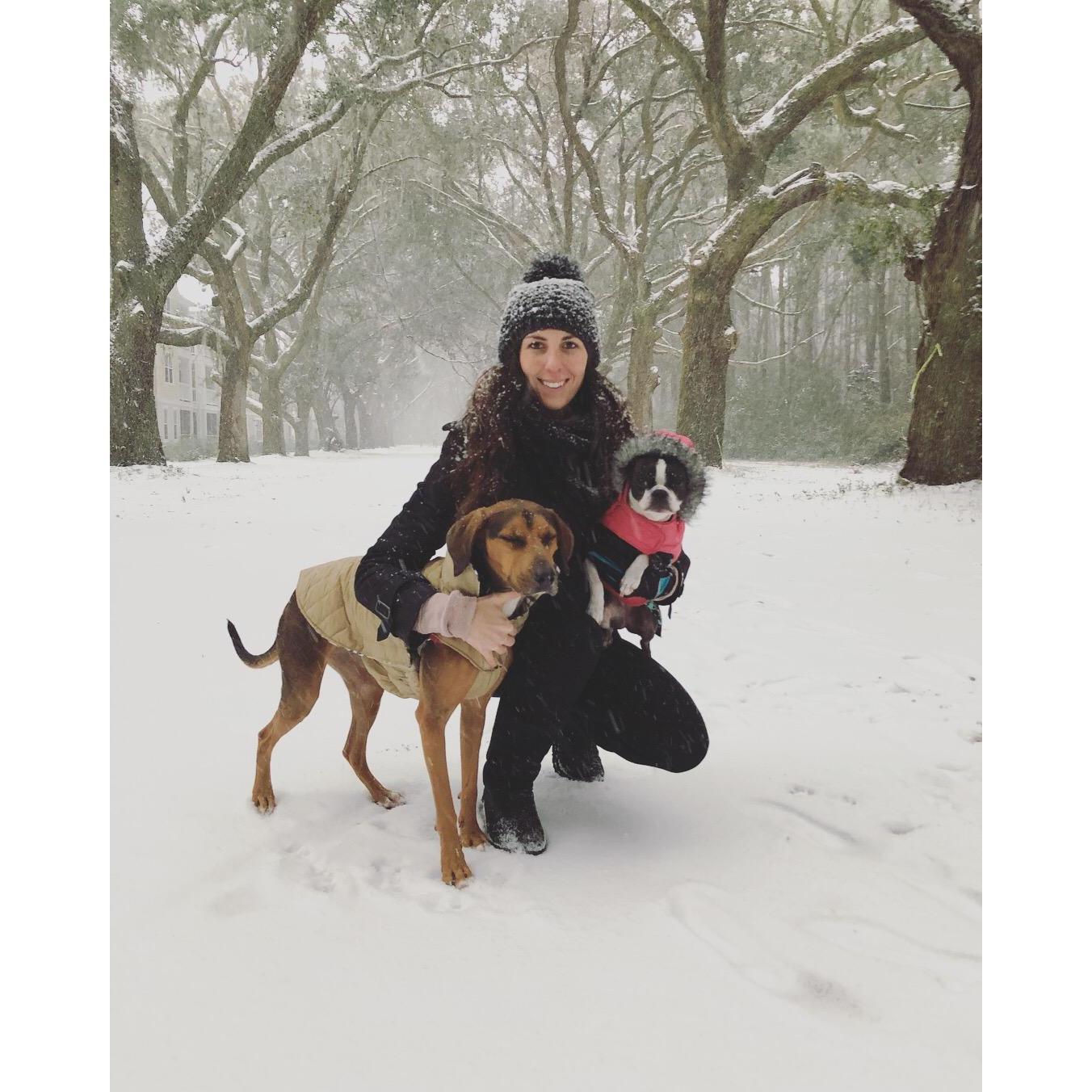 Making snow angels with our angels {2017}