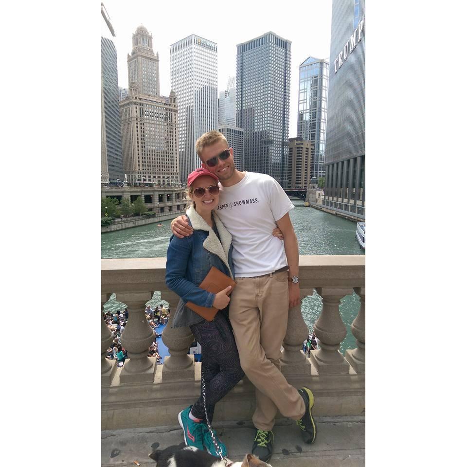 Adam's first trip out to Chicago to visit Eliya.