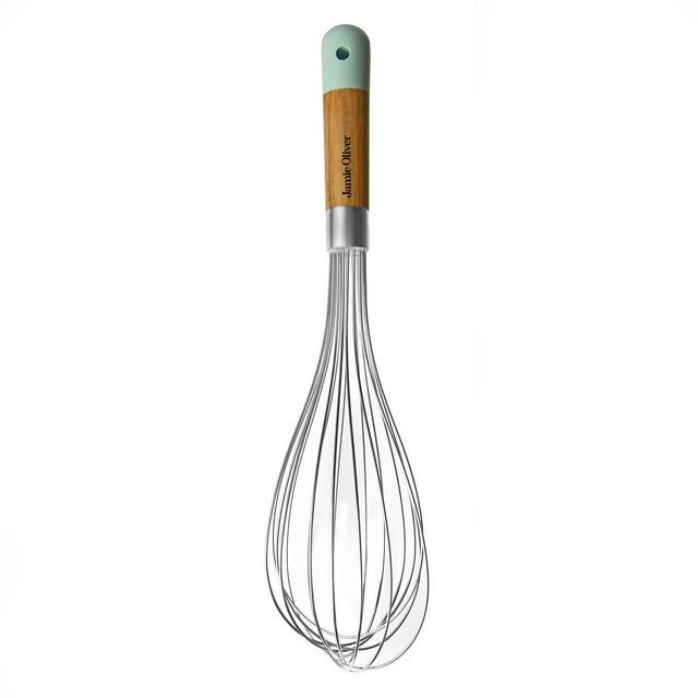Jamie Oliver Balloon Whisk, Acacia & Teal
