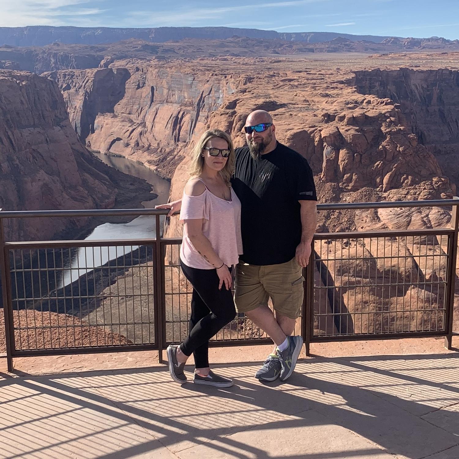 One of Garrett’s backlist list items was to visit Horseshoe Bend