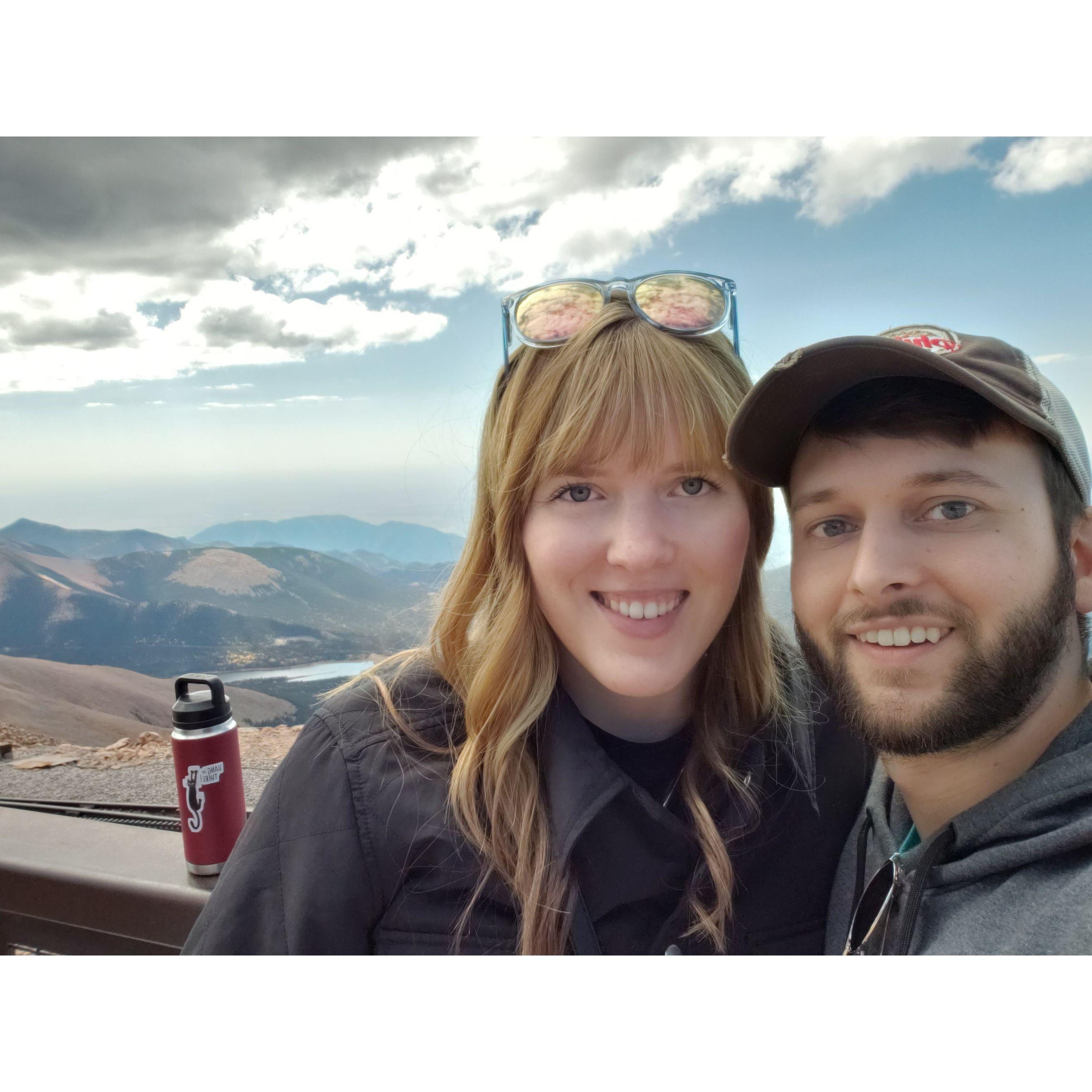 Mountain peak selfie pt.2