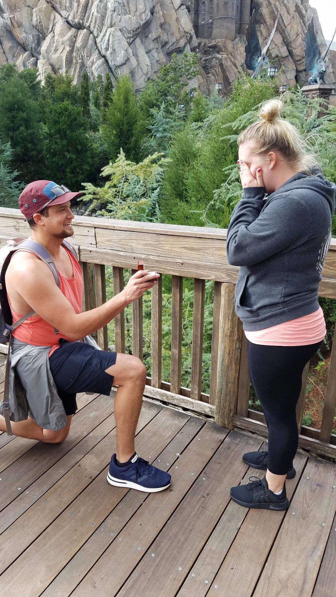 January 23, 2019 Jake got down on that knee & popped the question everyone has been waiting for!