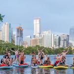 Paddle boarding Lady Bird