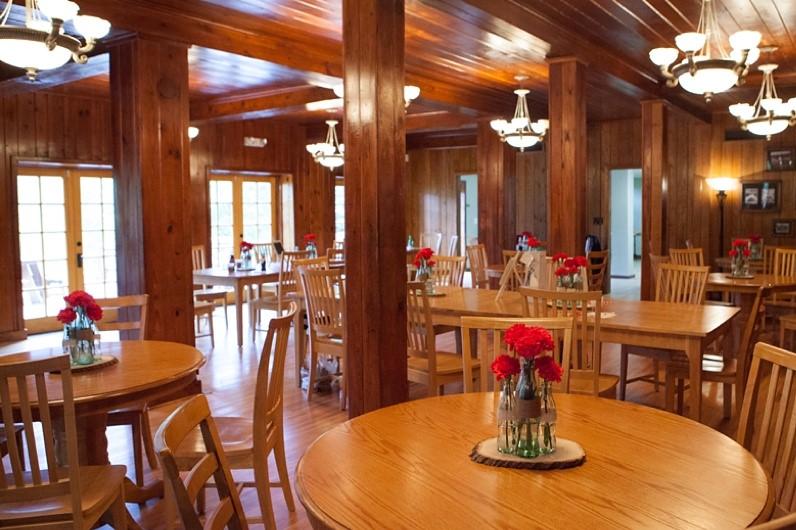 Come with an appetite. There is outdoor, and indoor seating for dining.