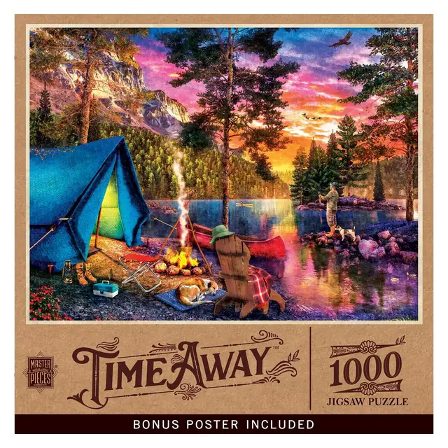 MasterPieces 1000 Piece Puzzle - Fishing the Highlands - 19.25"x26.75".