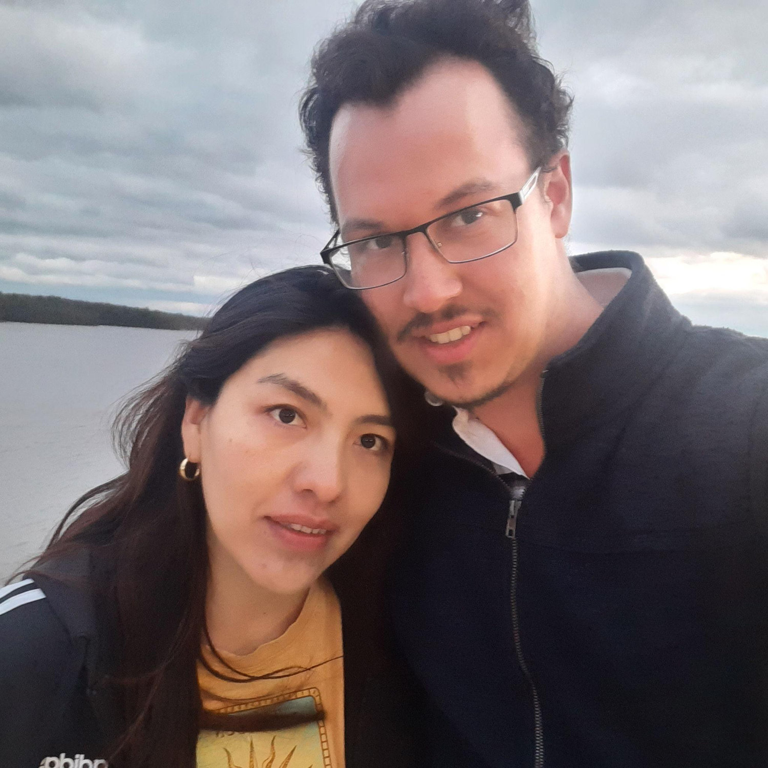 Esperando el ocaso el día en que nos inicimos novios 💞