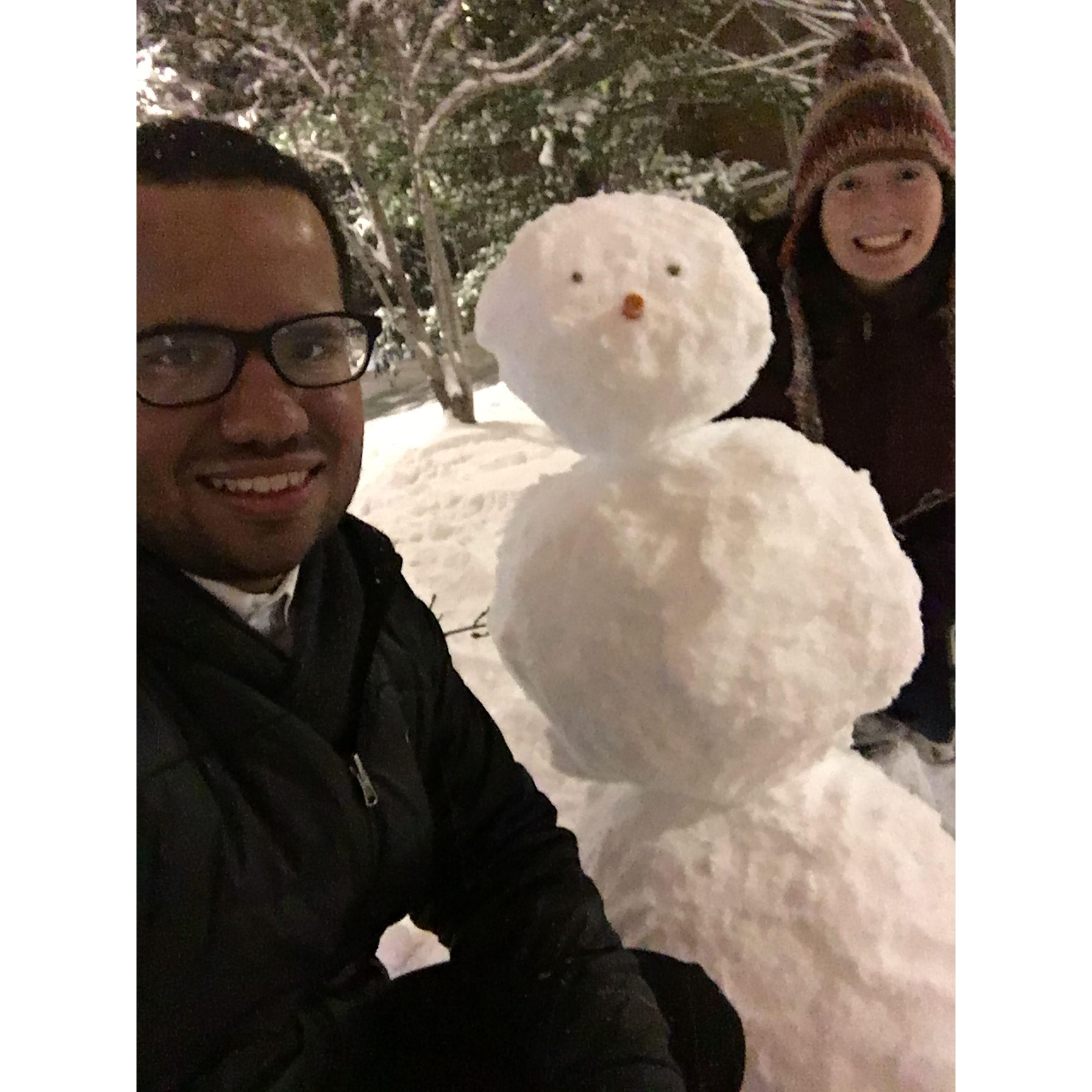 December 2016: Do you want to build a snowman?
