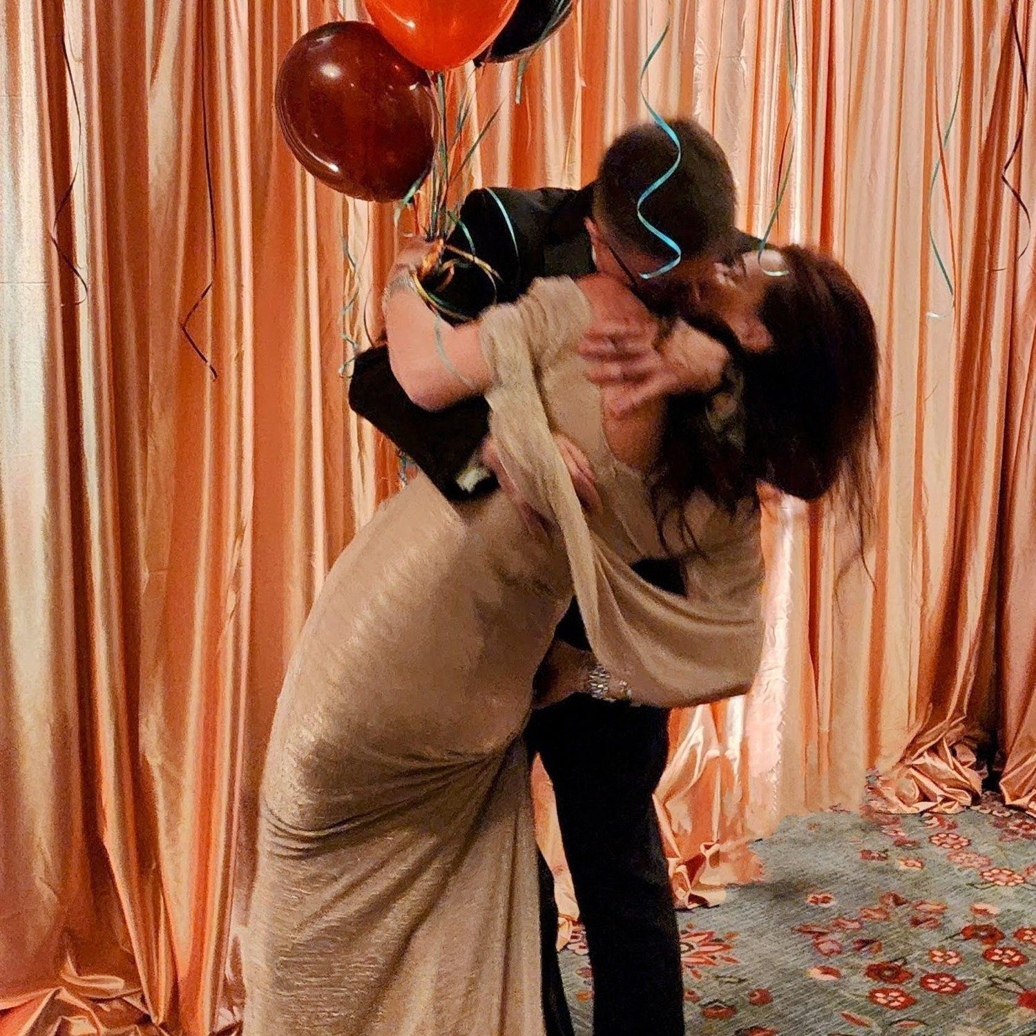 New Years Eve, 2024 - You've gotta love a man who can really dip his lady!