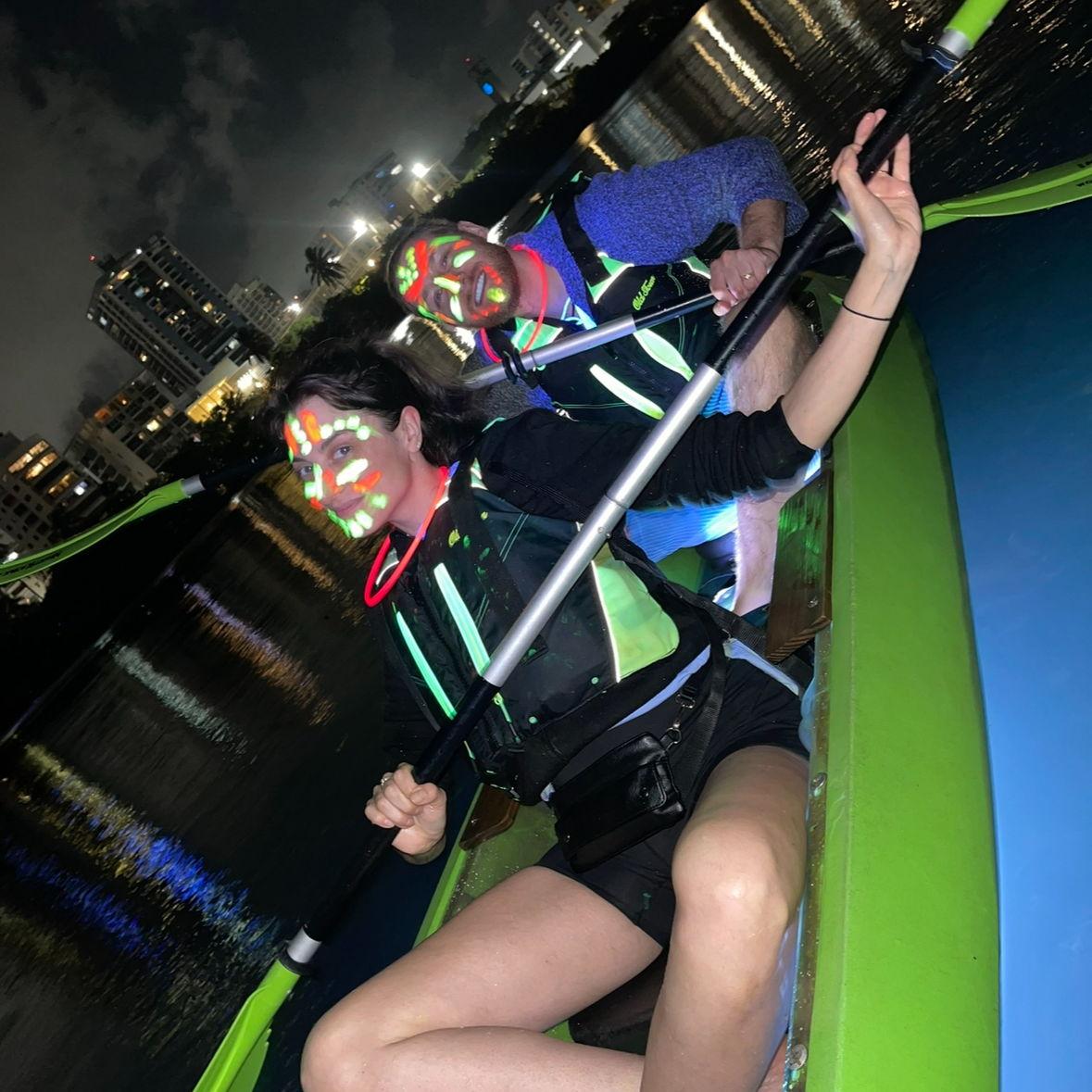 Kayak in the dark