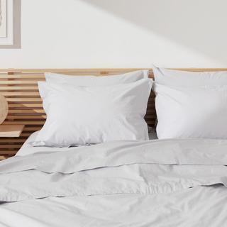 Percale Long-Staple Egyptian Cotton Duvet & Sham Set