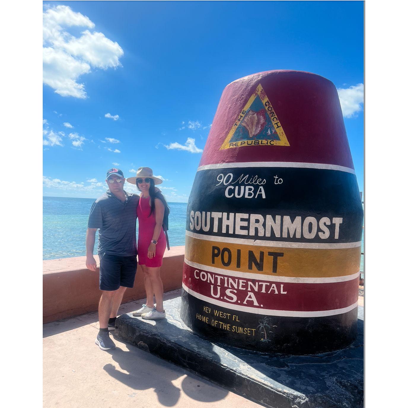 In Key West celebrating our first anniversary of dating.