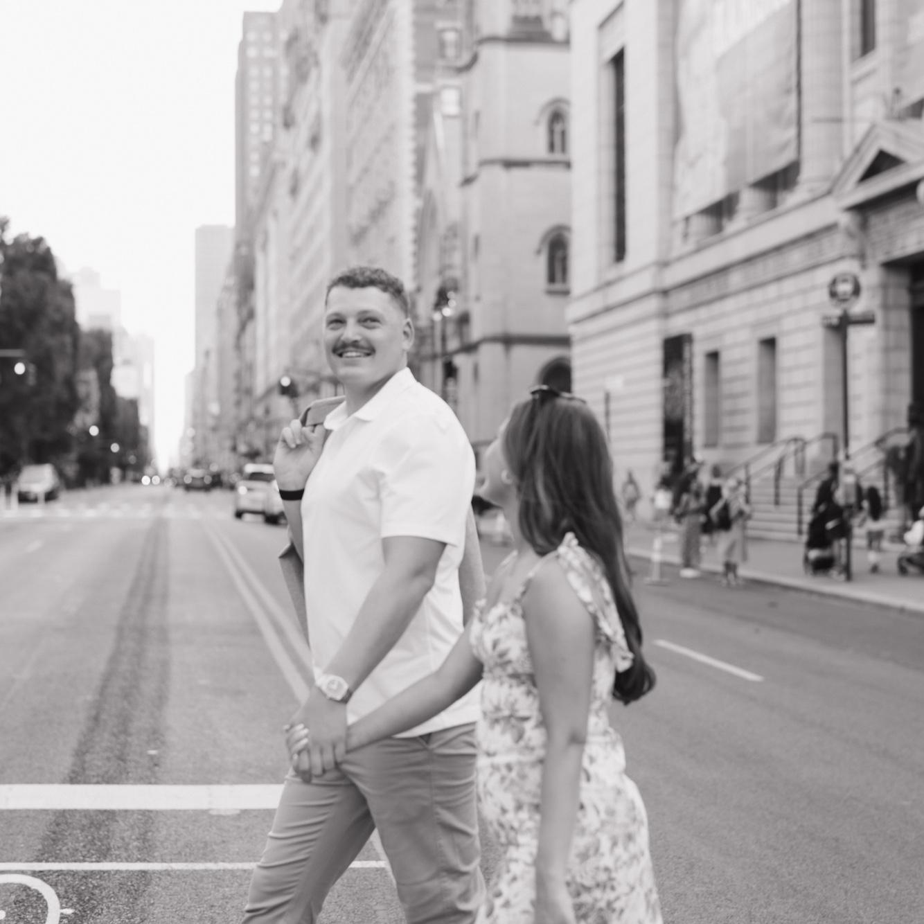 Engagement pics in New York City