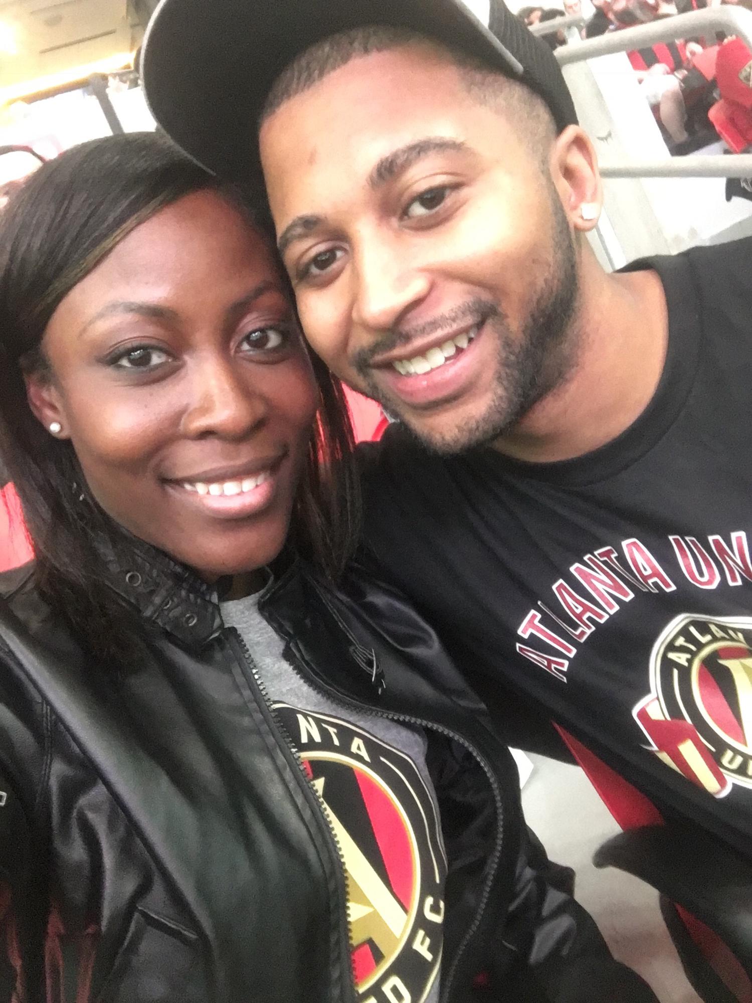 Our first date. We went to an Atlanta United game. We lost but it was so much fun!