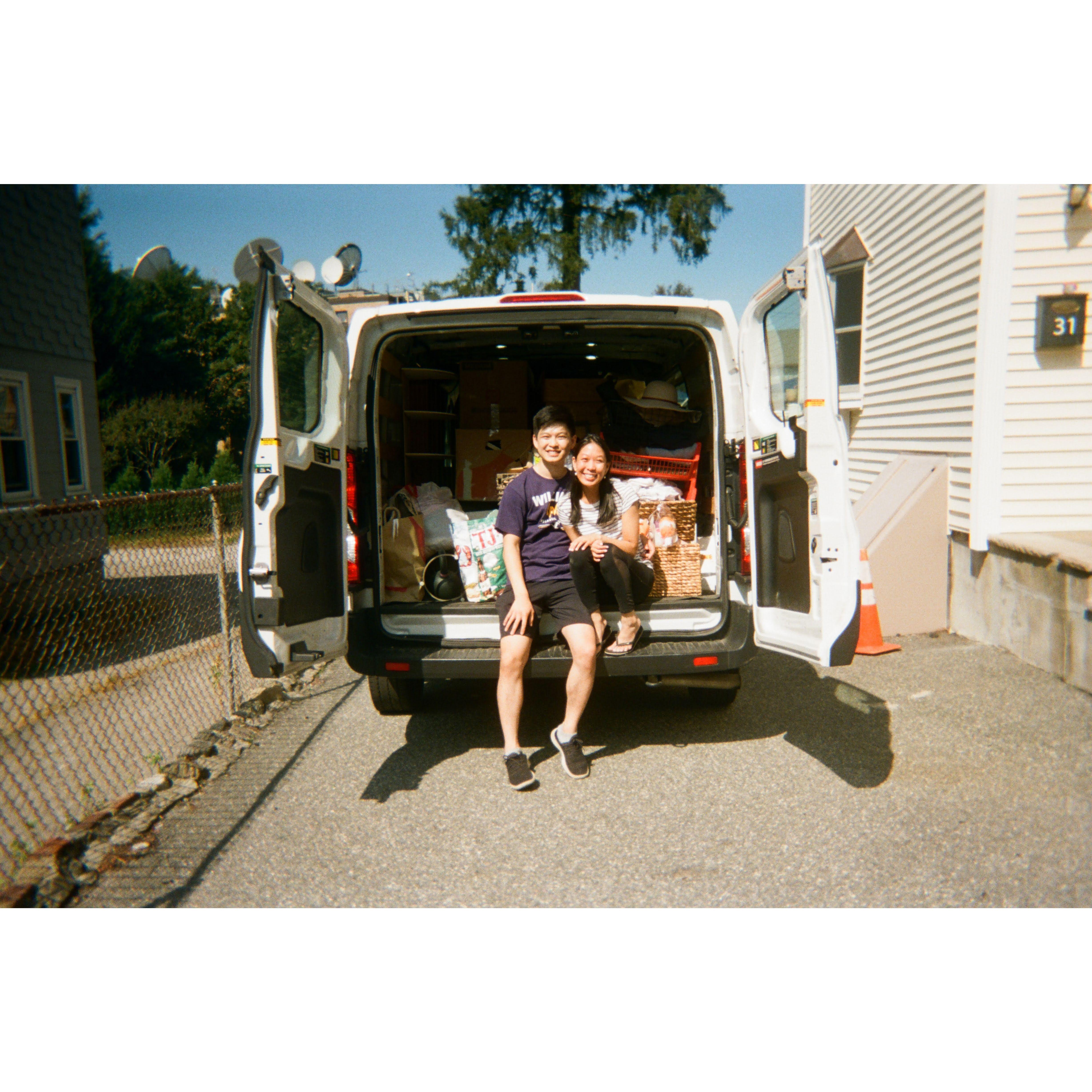 Gary helps Natalie move