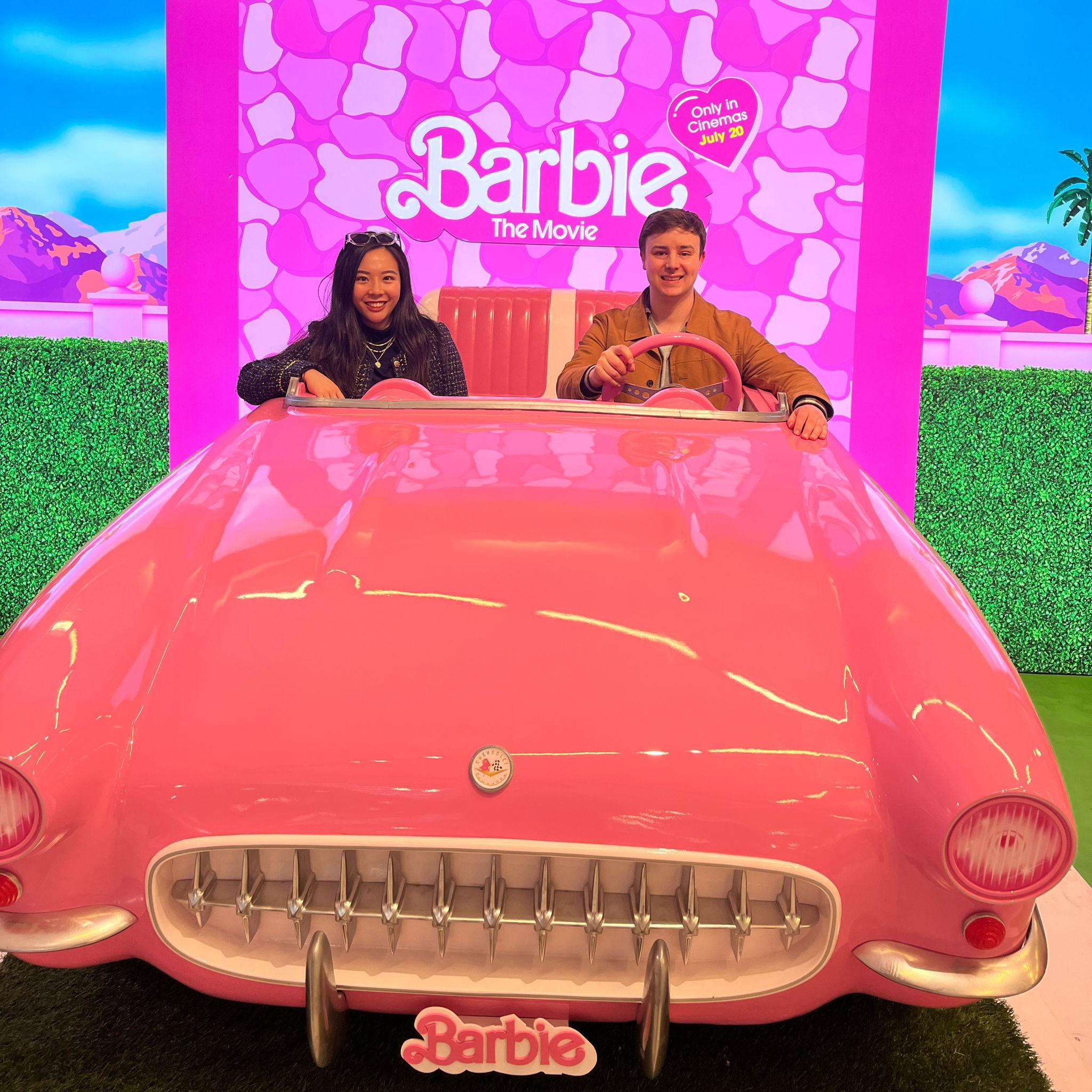July 2023, Melbourne, Australia - We're a barbie girl in a barbie world, we're so plastic, it's fantastic. Yes, we did go see the movie on this trip. And yes, it was Andrew who wanted to go see it.