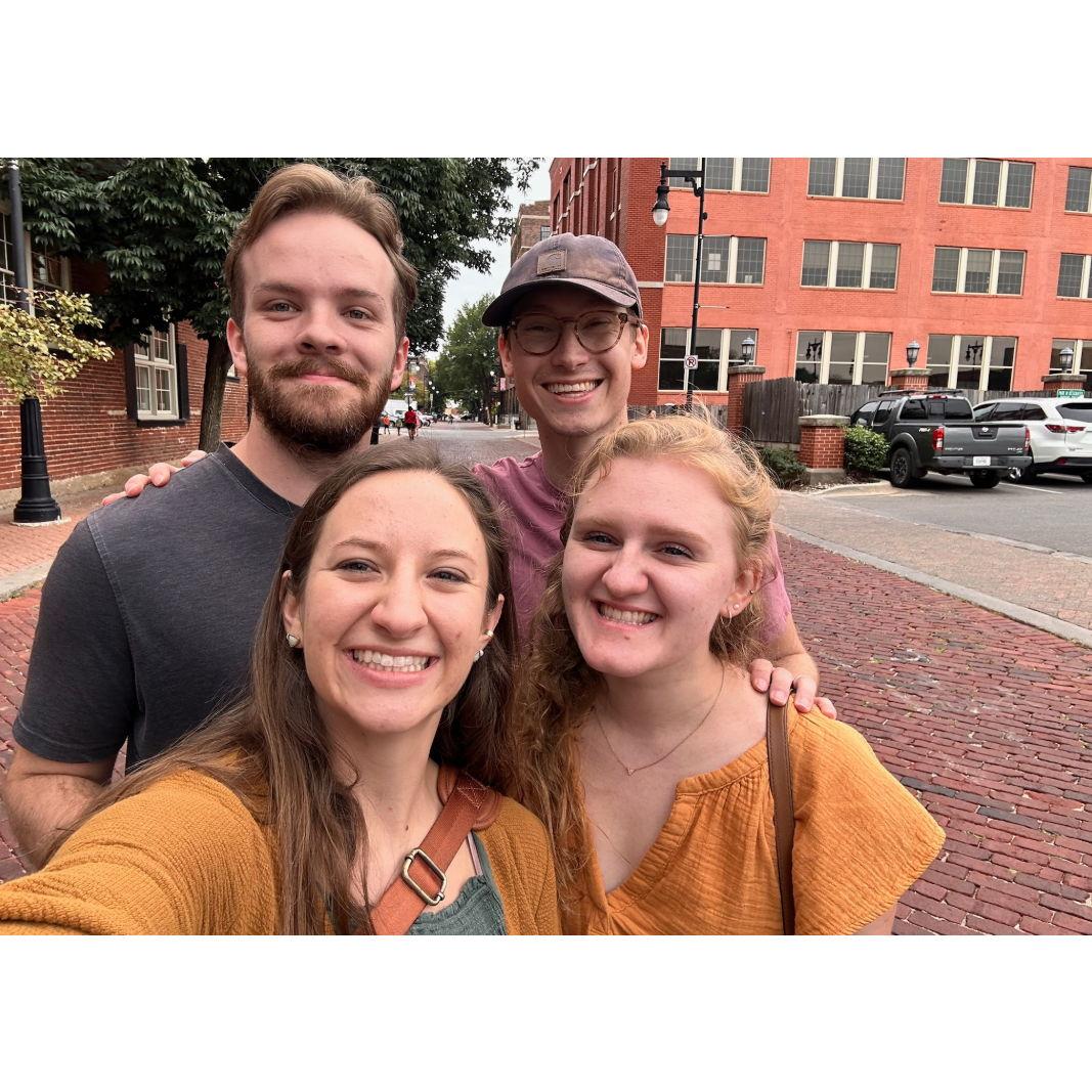 8/10/24 Bailey and Steven's first roadtrip together was to see their friends Abby and Raymond Link in Wichita, KS! It was so much fun!