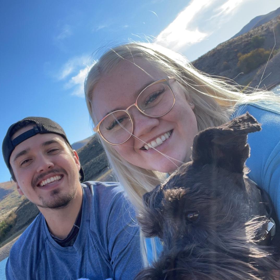 10/2/22, boating with our first puppy, Ivie