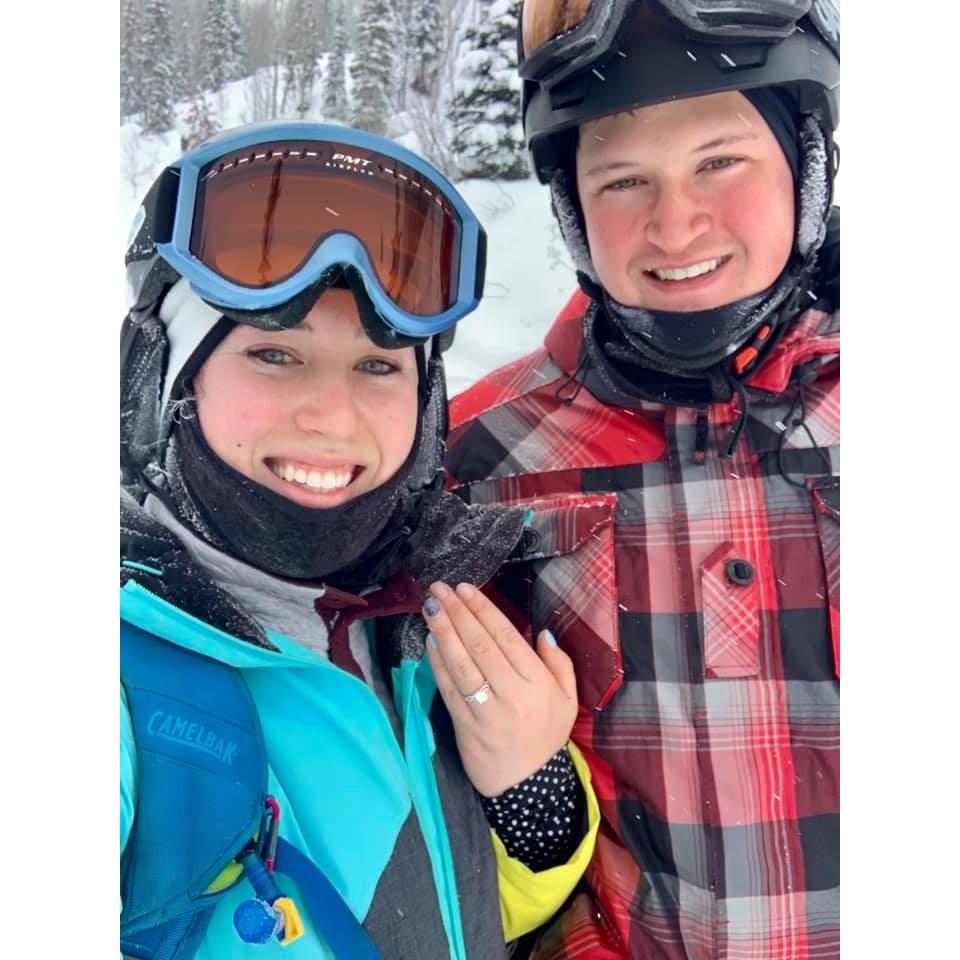 February 7th... The day Brandon proposed while we were skiing in Steamboat!
