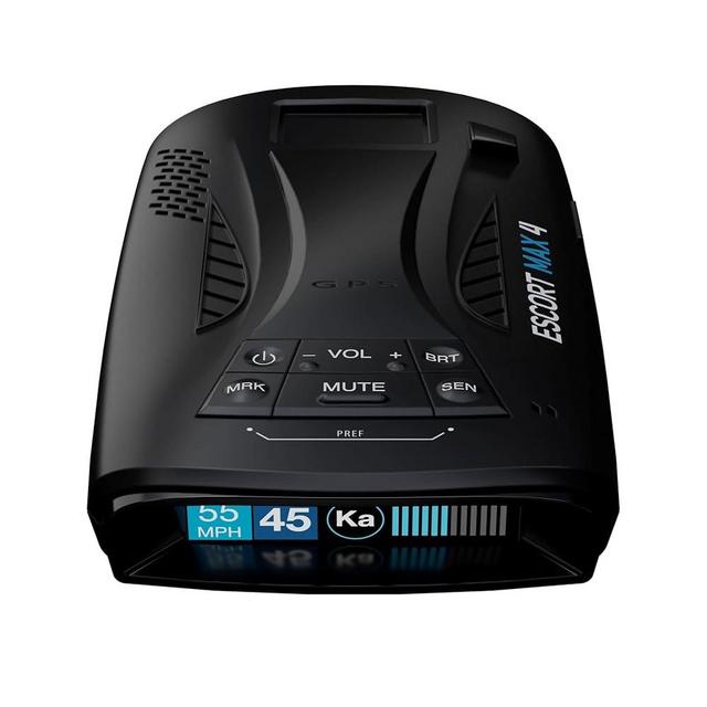Escort MAX 4 Radar Detector – 2X The Filtering Accuracy, AutoLearn Intelligence, Advanced Detection Range, Built-in GPS and Bluetooth Connectivity, Apple CarPlay and Android Auto Compatible