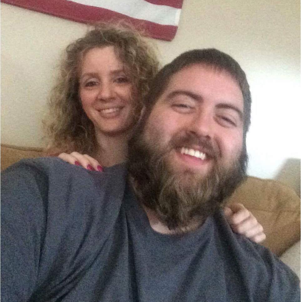 The first photo of us together.....