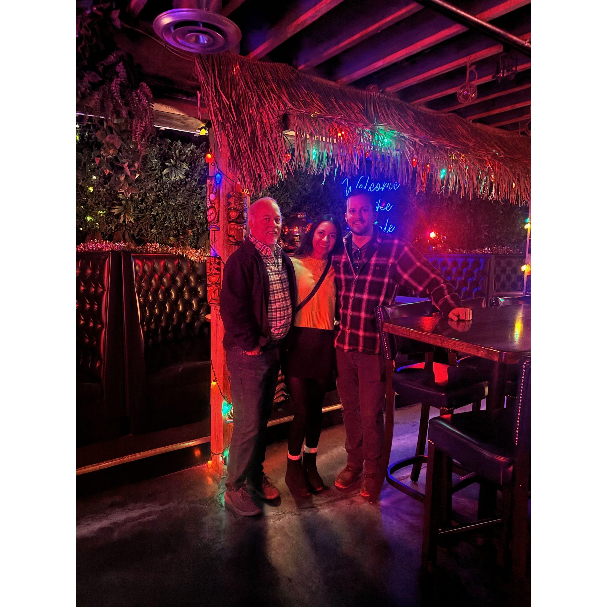 We took Mr. Keith to Paola's favorite bar.