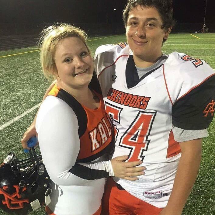 Our freshman year football season!