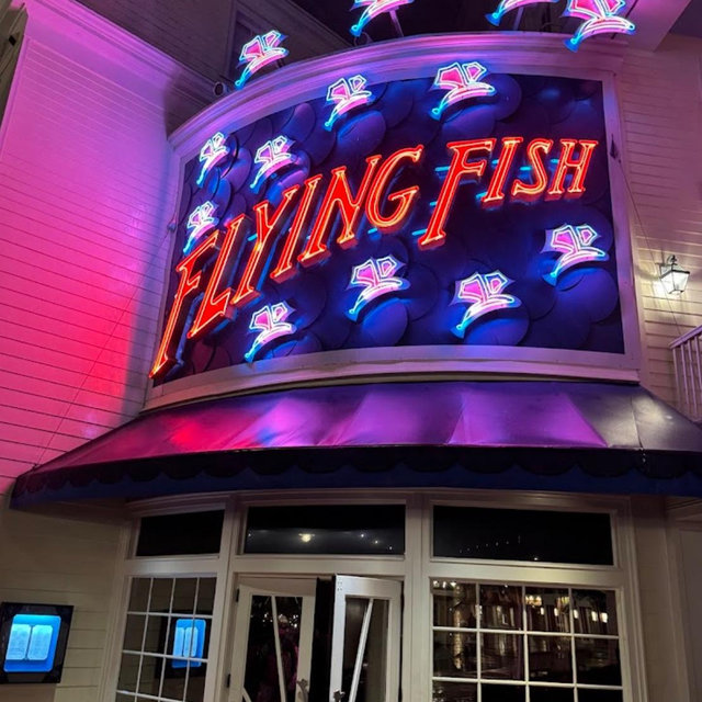 Dinner at Flying Fish Cafe - Disney World