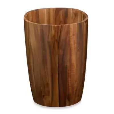 Acacia Vanity Wastebasket